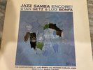 STAN GETZ  LUIS BONFA LP  JAZZ SAMBA ENCORE  VG+/VG+ VERVE V6-8523