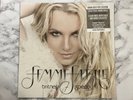 BRITNEY SPEARS FEMME FATALE URBAN OUTFITTERS CLEAR VINYL W/GOLD & WHITE SPLATTER
