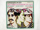 NEW YORK CONTEMPORARY FIVE CONSEQUENCES FONTANA 195J-25 JAPAN INSERT VINYL LP