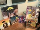 Dope Lemon “Honey Bones” Clear 2xVinyl Super Pack. Comic, 4 signed 7 in. Colored