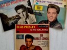 3 x Elvis Presley EPs - Follow That Dream / Peace In The Valley / Kid Galahad