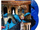 CIRCA SURVIVE-VIOLENT WAVES BLACK INSIDE TRANS. ROYAL BLUE W/BABY BLUE SPLATTER