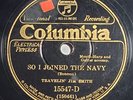 Travelin' Jim Smith - So I Joined The Navy, Columbia 15547, Country 78, 1930