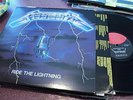 METALLICA RIDE THE LIGHTNING LP ELEKTRA MEGAFORCE 603961 INNER SLV 1984 NM