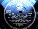 0850/Tenor JOSEPH SCHMIDT-Ein Stern fällt vom Himmel-Mandulinata-78rpm Schellack