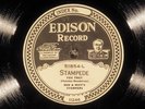 78 RPM -- Red & Miff's Stompers, Edison 51854, EE+  Jazz