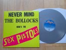 SEX PISTOLS-NEVER MIND THE BOLLOCKS LP-PUNK CLASH DAMNED-SILVER VINYL RE-ISSUE
