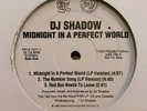 DJ SHADOW - Midnight In A Perfect World - 1996 Promo Mo Wax PR12-7471 12