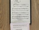 SIGNED ALAN MCGEE OASIS ROCK N ROLL STAR SHEET MUSIC PHOTO - GALLAGHER - Oasis