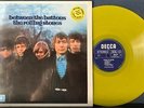 ROLLING STONES BETWEEN THE BUTTONS NM LMTD '77 YEELOW VINYL RE LP HOLLAND SHRINK