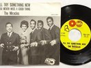 SMOKEY ROBINSON & MIRACLES I'll Try Something New MOTOWN SOUL 45 PIC SLEEVE VG+