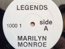 Rare LP 33T - Marilyn Monroe ‎– Legends. US 1976 - WHITE LABEL   1000/1 (EX/EX+)