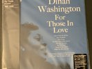 Dinah Washington- For Those In Love, Sealed 180g Vinyl LP, 2022 VMP Classic C063