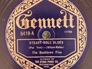 Gennett 5419 BUCKTOWN FIVE Steady Roll Blues 1924 JAZZ 78 rpm  E- hc
