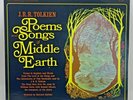 JRR Tolkien Poems and Songs Of Middle Earth Caedmon 1967 LP LOTR Vinyl Record