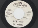 ROCKABILLY SURF INSTROS 45 - CHEROKEES -  UPRISIN'  - HEAR 1961 PROMO CHALLENGE