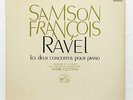 CVB836 SAMSON FRANCOIS autographed RAVEL piano concertos EMI stereo LP EX+