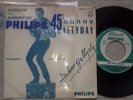JOHNNY HALLYDAY RARE SP JUKE BOX ENCART ORIG B372976F MAYBELLENE DEDICACE EXCELL