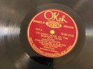 BLUES/GOSPEL ARIZONA DRANES Okeh 8419 Going Home on Morning Train/Lambs Blood V+