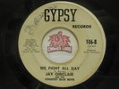 Scarce  Jay Gisclair: Leaves The Bottle Outside / Fight, 45 RPM Fair/Low (7I)