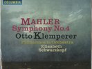 Columbia SAX 2441 Mahler, Symphony No. 4 (Klemperer/ PO) LP