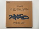 Rare ED1 Sandor Vegh Bach Violin Sonatas 3LP Valois CMB 14 French Stereo, NM