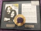 Limited edition Give Peace A Chance 24kt. gold Plated Record