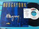 CLAUDE NOUGARO autographe 45t NOUGAYORK signé live concert ticket NICE 1997 rare