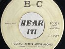 Elvis Style Rockabilly Jiver 45 RAY SMITH I Guess I Better Move Along B-C promo