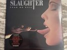 Slaughter • Fear No Evil • Red & Black Splatter vinyl record LP • New SEALED