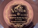 Victor 21184 Ben Pollack Orch MEMPHIS BLUES 78 rpm  Jazz 1927  E+ HOT  Benny