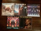 5 KANSAS LPs Leftoverture MASQUE Monolith AUDIO-VSIONS Song For America VINYL 33