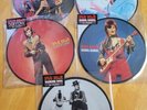 Five David Bowie 40th Anniversary 7 Inch Picture Discs.