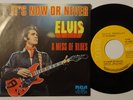 ELVIS PRESLEY, MEXICO 45, IT'S NOW OR NEVER/MESS OF BLUES. RCA. EXCELLENT. 1977