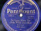 CHARLIE JACKSON PARAMOUNT I'm Going Where Chilly Winds Don’t Blow/ Texas Blues