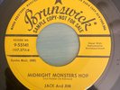 Halloween Rockabilly 45 Jack & Jim - Midnight Monsters Hop BRUNSWICK Hear