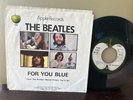 THE BEATLES LONG & WINDING ROAD FOR YOU BLUE VG APPLE RECORDS 45 PICTURE SLEEVE