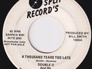 DOUBLE O's DEMINGO's A Thousand Tears Too Late SWEET SOUL 45 The Crawl NORTHERN