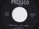 PROPHET & HIS DISCIPLES You Fool, You Fool RARE funk 45 northern soul The Pusher