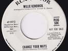 WILLIE KENDRICK Change Your Ways NORTHERN SOUL 45 Whats That On Your Finger HEAR