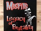 LP Misfits/Legacy Of Brutality Uss '86 Minimus Press/Black Light Translucent