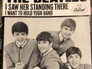 THE BEATLES 45 I WANT TO HOLD YOUR HAND I SAW HER STANDING THERE Picture Sleeve