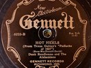 Gennett 6233 Dunk Rendleman Alabamians HOT HEELS  great  1927  Jazz 78 rpm V++