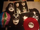 KISS - Dynasty Germany RED vinyl + original poster Excellent condition