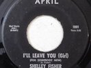 funk soul breaks 45 SHELLEY FISHER I'll Leave You Girl APRIL og VG HEAR st james