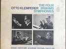 Vintage The Four Brahms Symphonies Otto Klemperer Philharmonic 4 LP Box Set