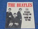 7 inch jukebox 45 rpm sleeve only: THE BEATLES - PLEASE, PLEASE ME - VJ-581
