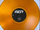 RIOT FIRE DOWN UNDER LP 2012 CLEAR GOLD VINYL  METAL BLADE WITH BONUS TRACKS