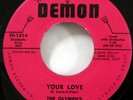 The OLYMPICS 45 Your Love / Chicken DEMON doowop VG++   Kz 913