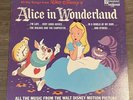 1963 Walt Disney soundtrack story LP Alice in Wonderland Disneyland 1208